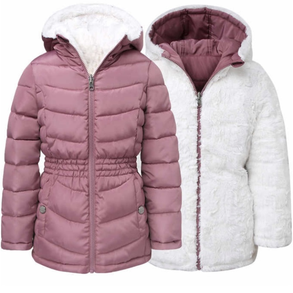 Steve Madden Youth Parka, Pink